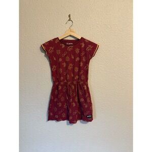 Harry Potter Girls' Hogwarts Dress Burgundy Sz 10
